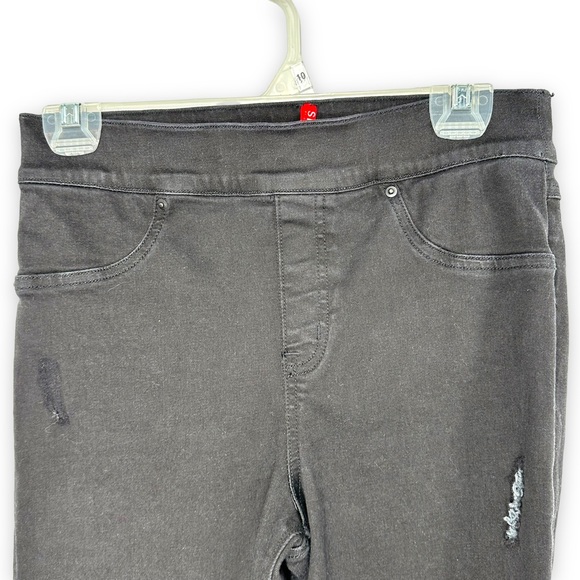 SPANX Vintage Distressed Ankle Skinny Jeans Vintage Black Women's Size M (6-8) - Picture 5 of 10